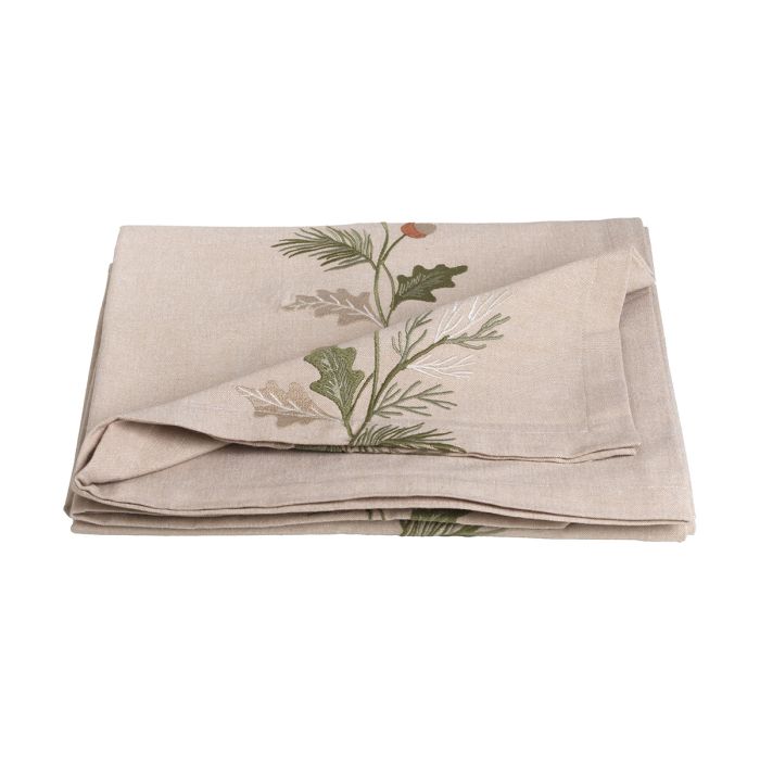Autumn Tovaglia 100% cotone con ricamo140 x 180 cm
