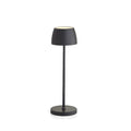 Evviva Lampada da tavolo a LED in alluminio, ricarica USB, h 35 cm