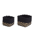 Rattan Set 2 Cestini Multiuso