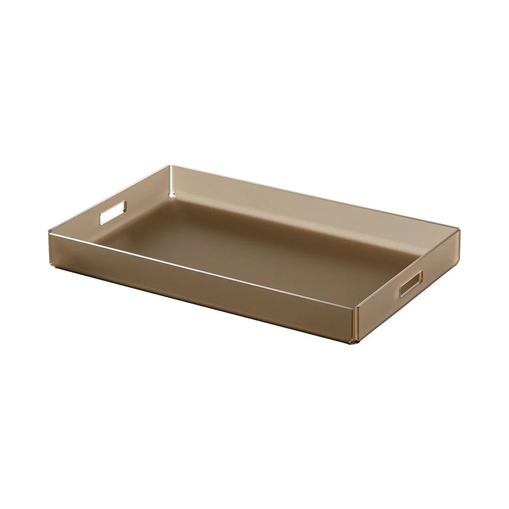 Vassoio Rettangolare Medio Mediterranea Fumè Satinato