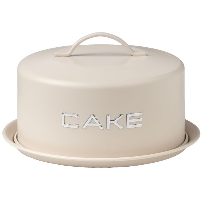 Vintage Tortiera con manico e con chiusura ermetica 2Ø 28,5 x 20 x h 11 cm Avorio